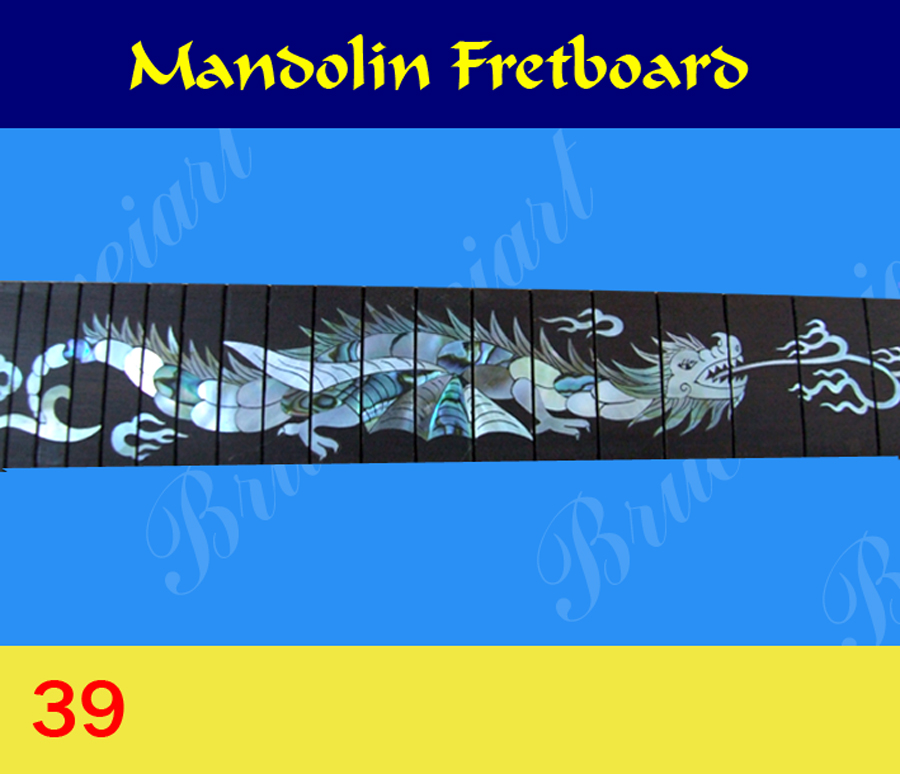 Bruce Wei, Mandolin Part Slotted Fretboard w/MOP Art Inlay (39S)