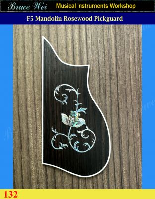 F5 Mandolin Rosewood Pickguard, MOP & Abalone Inlay, Bruce Wei (132)