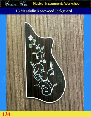 F5 Mandolin, Macassar Ebony Pickguard, MOP & Abalone Inlay, Bruce Wei (134) 