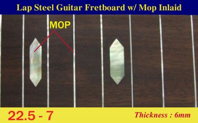 Bruce Wei, Lap Steel Fretboard w/MOP Inlay Scale 22.5