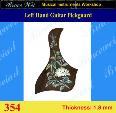 Bruce Wei, Guitar Left Hand Rosewood Pickguard Fit Taylor 517e, Mop Inlay ( 354 )