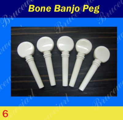 Bruce Wei, Banjo Part - Buffalo Bone Tuning Peg 5pcs (6) 