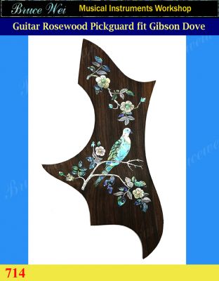 Gibson Dove Guitar Rosewood Pickguard , Mop & Abalone Inlay, Bruce Wei (714) 