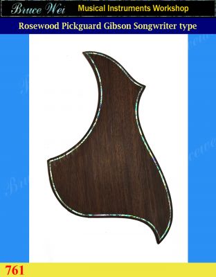 Bruce Wei, Guitar Part Rosewood Pickguard, Gibson Songwriter , Abalone Inlay (761) 