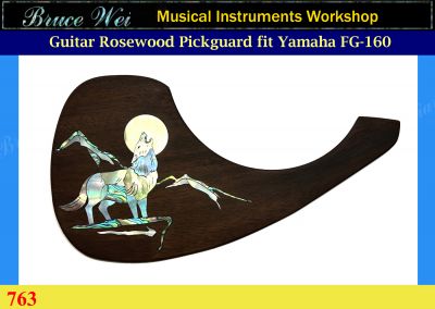 Bruce Wei, Guitar Rosewood Pickguard fit Yamaha FG-160 Wofl, Moon Inlay (763) 