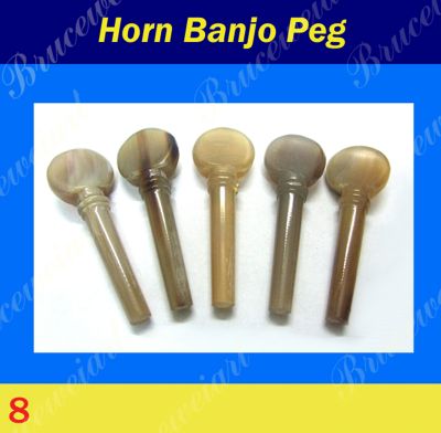 Bruce Wei, Banjo Part - Buffalo Horn Tuning Peg 5pcs (8)