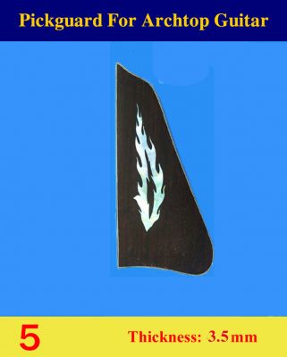 Fit Archtop Guitar, Handmade Rosewood Pickguard, MOP Inlay, Bruce Wei (5) 