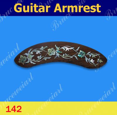 Bruce Wei, Guitar Part - Rosewood Armrest w/ MOP Art Inlay (142)