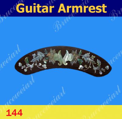 Bruce Wei, Guitar Part - Rosewood Armrest w/ MOP Art Inlay (144)