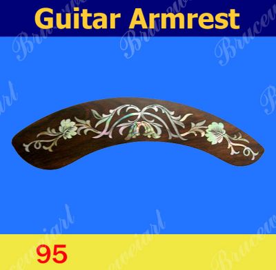 Bruce Wei, Guitar Part - Rosewood Armrest w/ MOP Art Inlay (95)