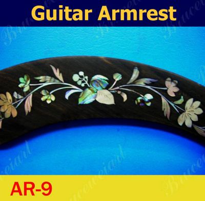 Bruce Wei, Guitar Part - Rosewood Armrest w/ Mop Inlay (AR-9)