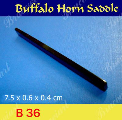 Bruce Wei, Buffalo Horn Saddle - 7.5 x 0.4 x 0.6 cm (6 pcs)(B36)