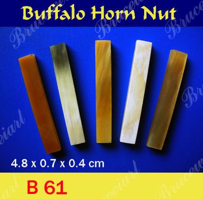 Bruce Wei, Buffalo Horn Nut - 4.8 x 0.7 x 0.4 cm ( 5 pcs )(B61)