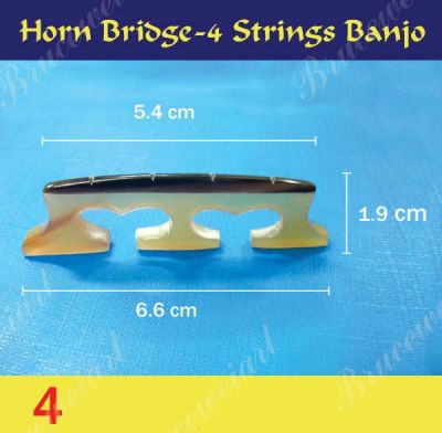 Bruce Wei, 4 Strings Banjo Horn Bridge Height= 19 mm (4)