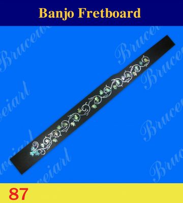 Bruce Wei, Banjo Part - Rosewood Fretboard w/MOP Art Inlay (87)