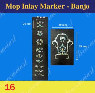 Bruce Wei, Banjo Inlay Material - DIY Abalone Inlay Markers (16)