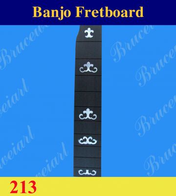 Bruce Wei, 26 3/16'' Banjo Rosewood Slotted Fretboard w/MOP Inlay ( 213 )