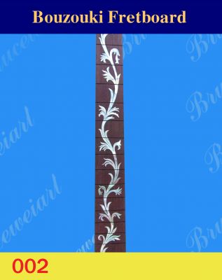 Bruce Wei, Bouzouki Slotted Fretboard w/ Mop Art Inlay (002)