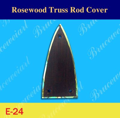 Bruce Wei, Rosewood Truss Rod Cover w/ Abalone Inlay ( E-24 )