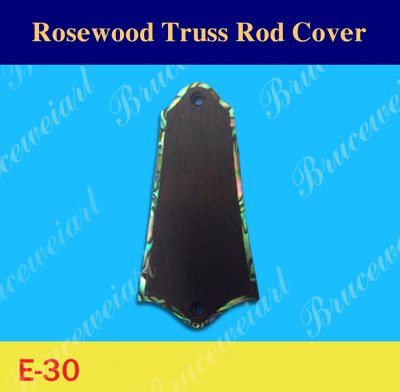 Bruce Wei, Rosewood Truss Rod Cover w/ Abalone Inlay ( E-30 )