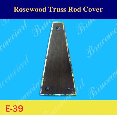 Bruce Wei, Rosewood Truss Rod Cover w/ Abalone Inlay ( E-39 )