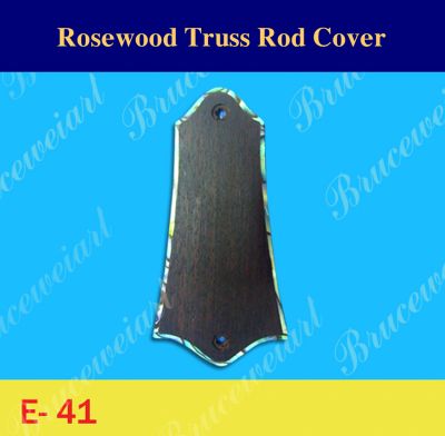 Bruce Wei, Rosewood Truss Rod Cover w/ Abalone Inlay ( E-41 )