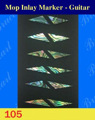 Bruce Wei, Inlay Material - DIY Green Abalone Inlay Markers ( 105 )