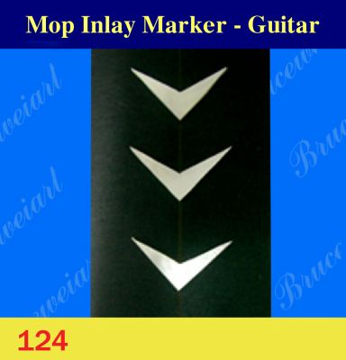 Bruce Wei, Inlay Material - DIY White MOP Inlay Markers ( 124 )