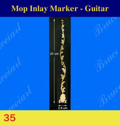 Bruce Wei, Inlay Material - DIY Gold MOP Inlay Markers ( 35 )