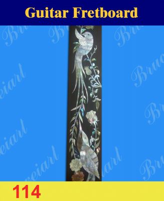 Bruce Wei, Guitar Part - Classic Fretboard w/ Mop Art Inlay (114)