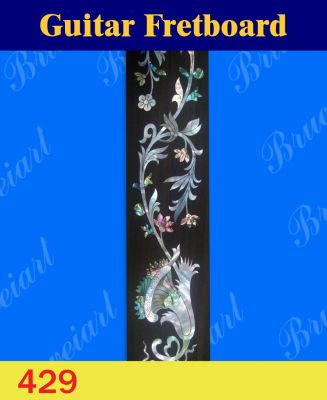 Bruce Wei, Guitar Part - Classic Fretboard w/ Mop Art Inlay (429)