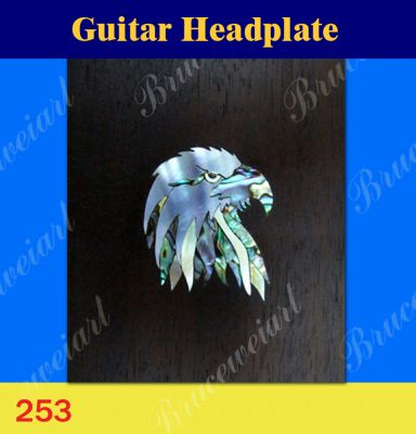 Bruce Wei, Guitar Part - Rosewood Headplate w/ Mop Art Inlay (253)