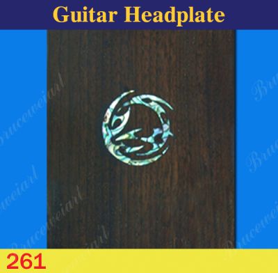 Bruce Wei, Guitar Part - Rosewood Headplate w/ Abalone Inlay (261)