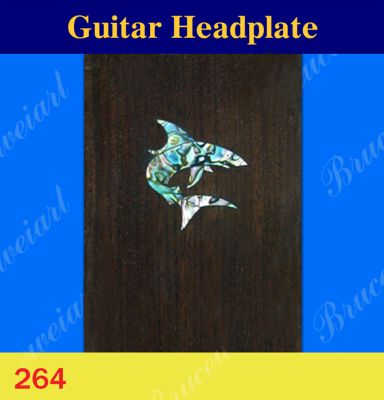 Bruce Wei, Guitar Part - Rosewood Headplate w/ Abalone Inlay (264)