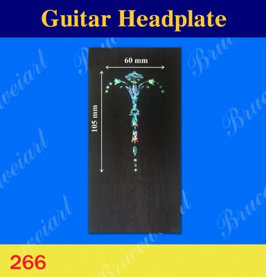 Bruce Wei, Guitar Part - Rosewood Headplate w/ Abalone Inlay (266)