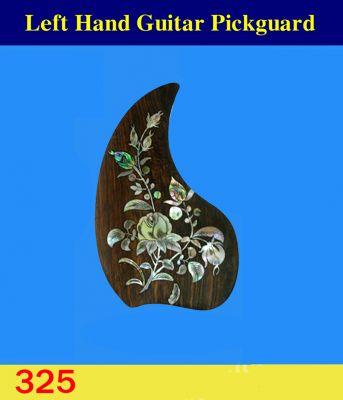 Guitar Left Hand Rosewood Pickguard, Mop & Abalone Inlay, Bruce Wei ( 325 )