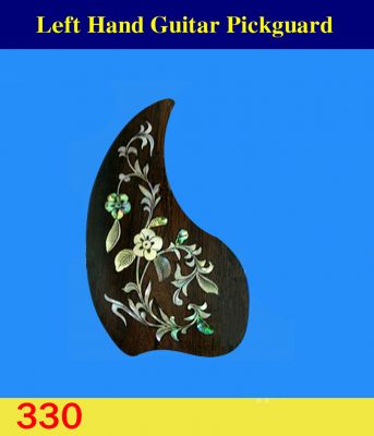 Guitar Left Hand Rosewood Pickguard, Mop & Abalone Inlay, Bruce Wei ( 330 )