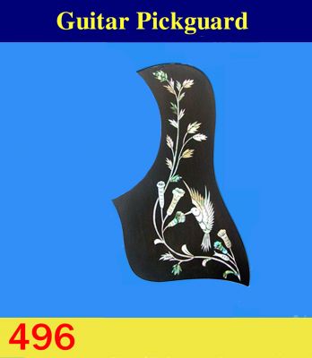 Guitar Rosewood Pickguard, Mop & Abalone Inlay, Bruce Wei ( 496 )