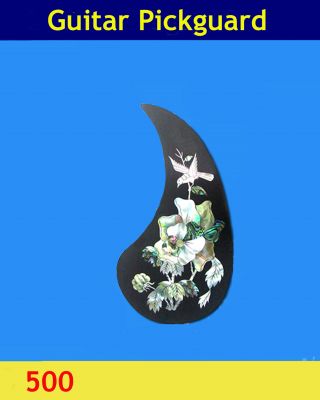 Guitar Rosewood Pickguard, Mop & Abalone Inlay, Bruce Wei ( 500 )