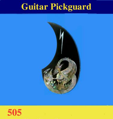 Guitar Rosewood Pickguard, Mop & Abalone Inlay, Bruce Wei ( 505 )