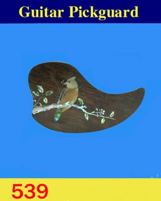 Guitar Rosewood Pickguard, Mop & Abalone Inlay, Bruce Wei ( 539 )