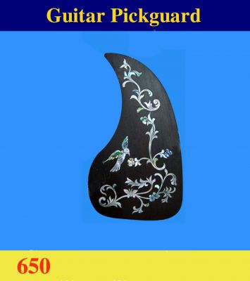 Guitar Rosewood Pickguard, Mop & Abalone Inlay, Bruce Wei ( 650 ) 