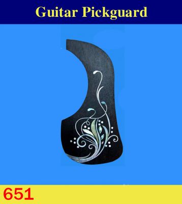 Guitar Rosewood Pickguard, Mop & Abalone Inlay, Bruce Wei ( 651 ) 