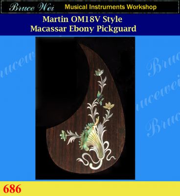 Martin OM18V Guitar Style, Rosewood Pickguard, MOP & Abalone Inlay, Bruce Wei (686) 