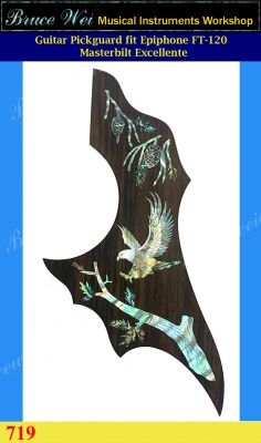 Epiphone FT-120 Masterbilt Guitar, Rosewood Pickguard, Mother of pearl & Abalone Inlay, Bruce Wei (719)