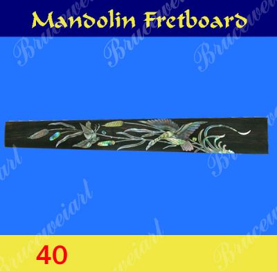 Bruce Wei, Mandolin Part - Left Hand Rosewood Fretboard w/MOP Inlay (40)