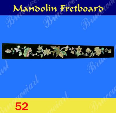 Bruce Wei, Mandolin Part - Rosewood Fretboard w/MOP Art Inlay (52)