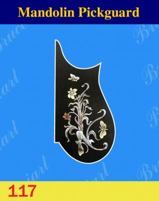 Bruce Wei, Mandolin Part-Rosewood Pickguard w/MOP Art Inlay (117)