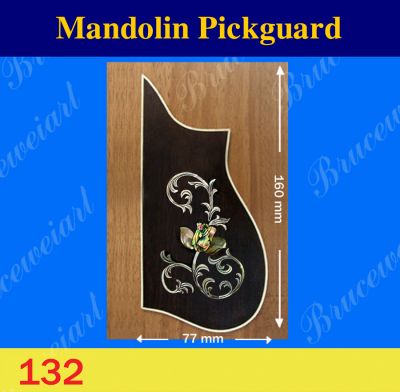 Bruce Wei, Mandolin Part-Rosewood Pickguard w/ MOP Art Inlay (132)