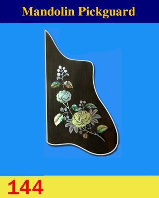 Bruce Wei, Mandolin Part-Rosewood Pickguard w/MOP Art Inlay (144)